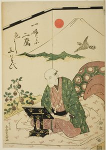 七十一歳永寿堂像 作： Utagawa Toyokuni I