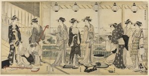 南の四季 (南四季) 夏の情景 作： Utagawa Toyokuni I