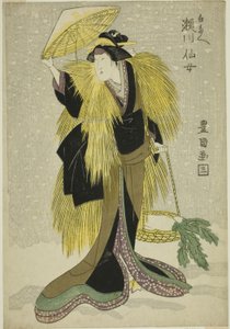 てぇ あｃとｒ 瀬川 線所 あｓ 白妙 作： Utagawa Toyokuni I