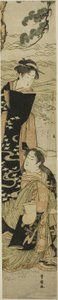 The sisters Matsukaze and Murasame on the shores of Suma 作： Utagawa Toyokuni I