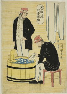 あもんｇ てぇ ふぃゔぇ なちおんｓ： あめりかんｓ （ごかこく の うち、 あめりかじん） 作： Utagawa Yoshikazu
