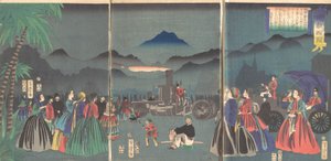 フランス フランスコク 2月 1865年 作： Utagawa Yoshitora