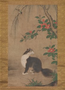 麝香猫（じゃこうねこ） 16世紀後半 作： Uto Gyoshi