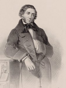 ピアニストで作曲家のフェリックス・メンデルスゾーン・バルトルディの肖像 (1809-1847)。 作： V. Guillet