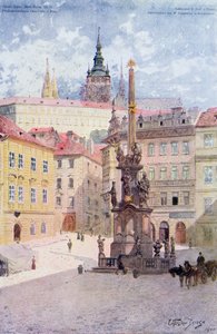 聖トリニティのペスト柱（Malostranske Namesti, Mala Strana, Prague