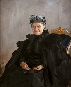 マリア・フョードロヴナ・モロゾワの肖像 作： Valentin Aleksandrovich Serov