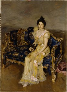 ソフィアボトキナの肖像、1899年 作： Valentin Aleksandrovich Serov