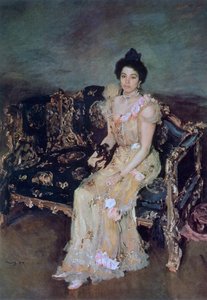 ソフィアミハイロフナボトキナの肖像画、1899年。 作： Valentin Aleksandrovich Serov