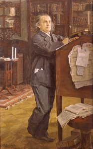 作曲家アレクサンドル・セロフの肖像1820-1871、1889 作： Valentin Aleksandrovich Serov