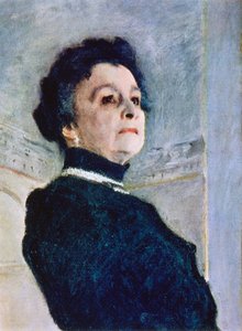 「マリア・ニコラエヴナ・エルモロフの肖像」の詳細、1905年 作： Valentin Serov