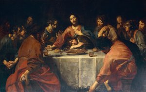 最後の晩餐 作： Valentin de Boulogne