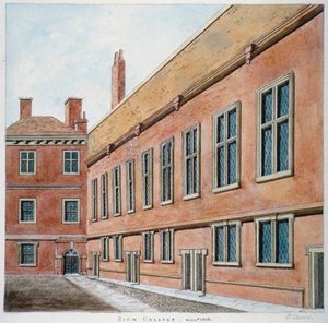 シオン大学、ロンドン市、1806 作： Valentine Davis