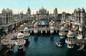 名誉裁判所、帝国国際展覧会、ロンドン、1909年。 作： Valentine and Sons Ltd