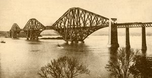 フォース橋、1930年。 作： Valentine and Sons Ltd