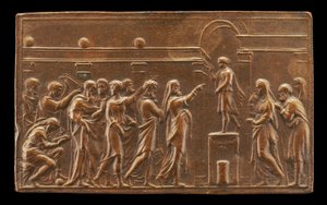 医師の中のイエス、1537年以降。 作： Valerio Belli