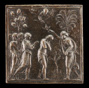 ヨルダンでの洗礼、1537年以降。 作： Valerio Belli