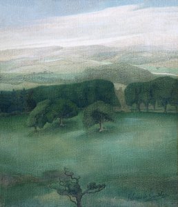 カーディガンシャーの山」1910年代