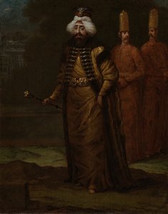 スルタンアフメド3世1673-1736年、c。 1729 作： Vanmour