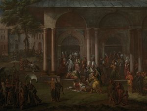 パトロナハリルと彼の仲間の反逆者の殺害 作： Vanmour