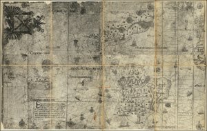 1551年、サンチョ・グティエレスによる西半球の地図 作： いろいろ