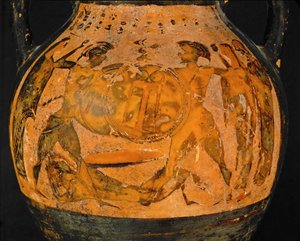 戦死した戦士の死体をめぐる決闘．