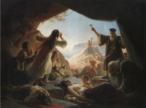 1862年のツァイトゥン反乱 作： Vasili Grigorievich Khudyakov