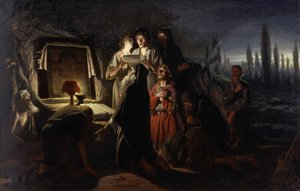 キエフの最初のキリスト教徒」、1880 年。 作： Vasili Grigoryevich Perov