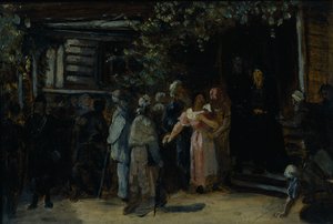 隠者を訪ねて1870年代 作： Vasili Grigorevich Perov