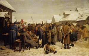 延滞のための公共財産オークション 作： Vasili Maksimovich Maksimov