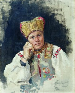 ロシアの農民、1896 作： Vasili Maksimovich Maksimov