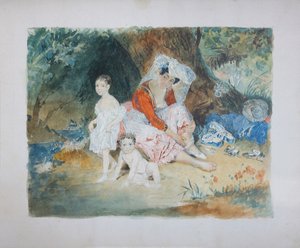 ピータードミニクス伯爵ルートヴィヒ伯爵1832-1887とマリア伯爵1829-1898年の肖像画Sayn-Wittgens 作： Vasili Semenovich Sadovnikov