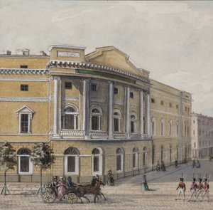 1830〜1840年代のサンクトペテルブルクの帝国公共図書館 作： Vasili Semenovich Sadovnikov
