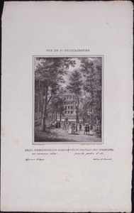 サンクトペテルブルクの景色。聖ミカエル城、1833 作： Vasili Semenovich Sadovnikov