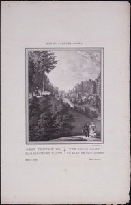 サンクトペテルブルクの景色。パブロフスクの公園の眺め、1833 作： Vasili Semenovich Sadovnikov