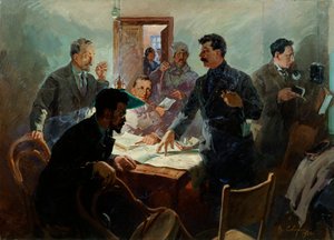 「10 月革命の杖」、1934 年。 作： Vasili Svarog