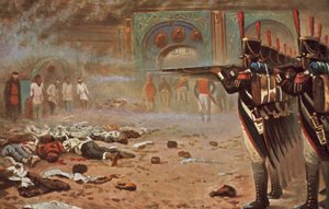 敗北したモスクワで 作： Vasili Vasilievich Vereshchagin