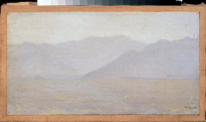 カシミールの朝 (インド) - Vasili Vasilyevich Vereshchagin (Vassili Vereshchagin) (1842-1904) による絵画、キャンバスに油彩