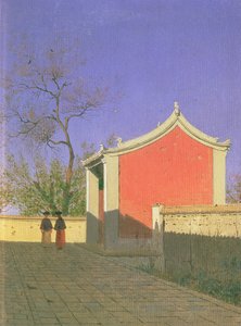 ソロンズの集会所、アクケント、1869-70 作： Vasili Vasilievich Vereshchagin