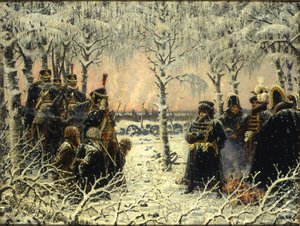 武器を手に持って撃つ 作： Vasili Vasilievich Vereshchagin