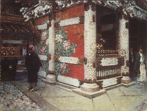日光の神社、1903 作： Vasili Vasilievich Vereshchagin