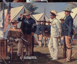 Un espion (A Spy) (米西戦争または 98 年の災害のエピソード (1898 年 4 月から 8 月) - Vasili Vasilyevich Vereshchagin (Vassili Vereshchagin) (1842-1904) による絵画、キャンバスに油彩) 作： Vasili Vasilievich Vereshchagin