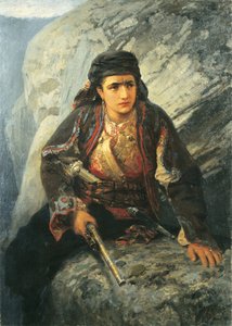 展望台のヘルツェゴビナ人 作： Vasilij Dmitrievich Polenov