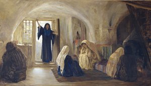 1899- 1905年、涙の喜びに包まれた 作： Vasilij Dmitrievich Polenov
