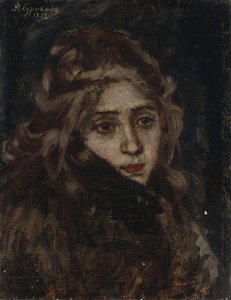 マリアアレクサンドロフナメンシコワ王女。ベレンゾフでのメンシコフの研究、1882年 作： Vasilij Ivanovic Surikov