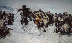 要塞の吹雪 作： Vasilij Ivanovic Surikov
