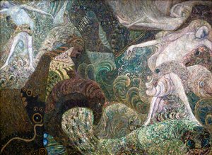 19世紀後半または20世紀初頭の海底。 作： Vasily Ivanovich Denisov