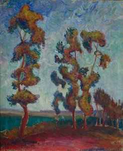ヤング・オークス、1915 作： Vasily Ivanovich Denisov