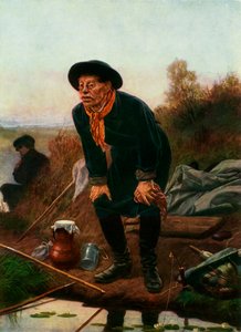 「漁師」、1871年、1965年。 作： Vasily Perov