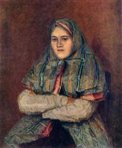 タウンズウーマン、1902年、1965年。 作： Vasily Surikov