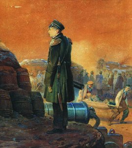 バスティオンのパベルナヒモフ提督、1855年 作： Georg Wilhelm Timm